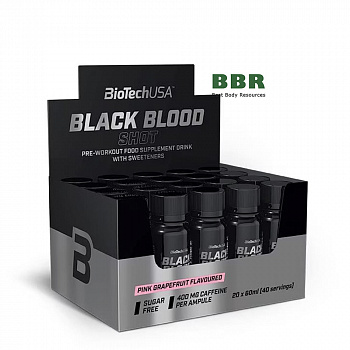 Black Blood Shot 2 Servings 60ml, BioTechUSA