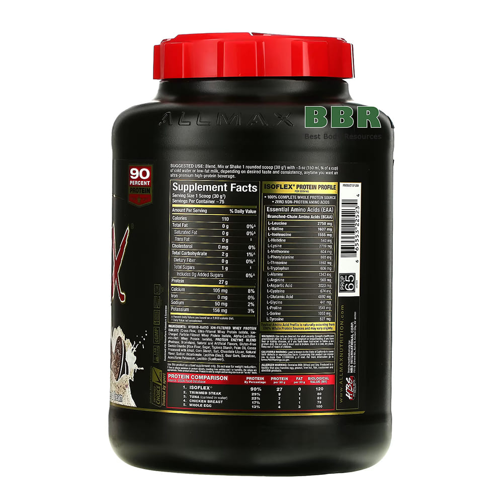 IsoFlex 2270g, ALLMAX Nutrition (Cookies Cream)