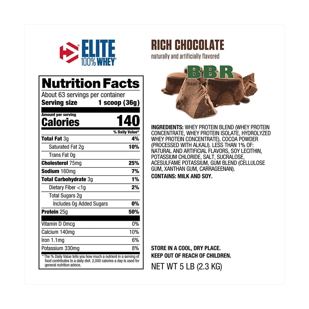 100% Elite Whey Protein 2270g, Dymatize Nutrition