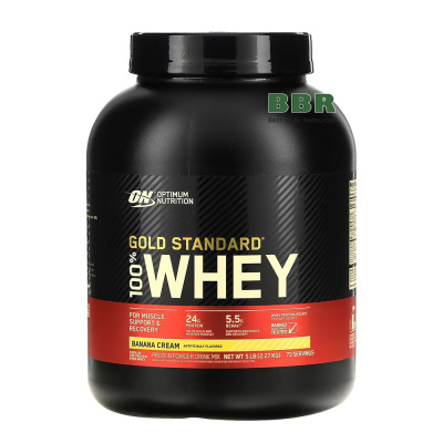 100% Whey Gold Standard 2270g, Optimum Nutrition (Banana cream)