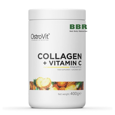 Collagen + Vitamin C 400g, OstroVit (Pineapple)