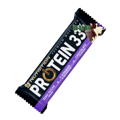 Premium Whey Bar Protein 33% 50g, Go On (Chocolate)