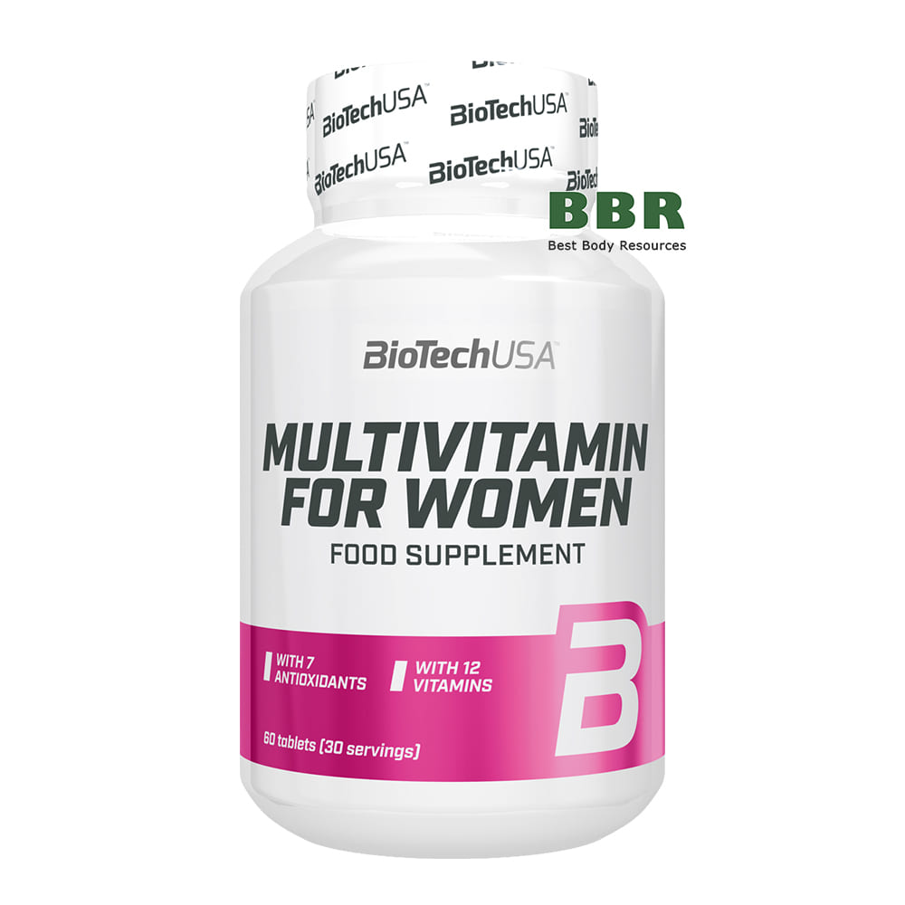 Multivitamin for Women 60 Tabs, BioTechUSA