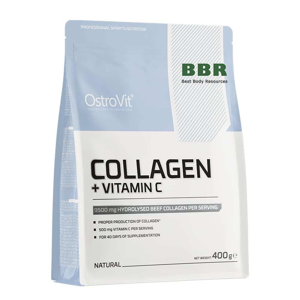 Collagen + Vitamin C 400g, OstroVit (Unflavored)