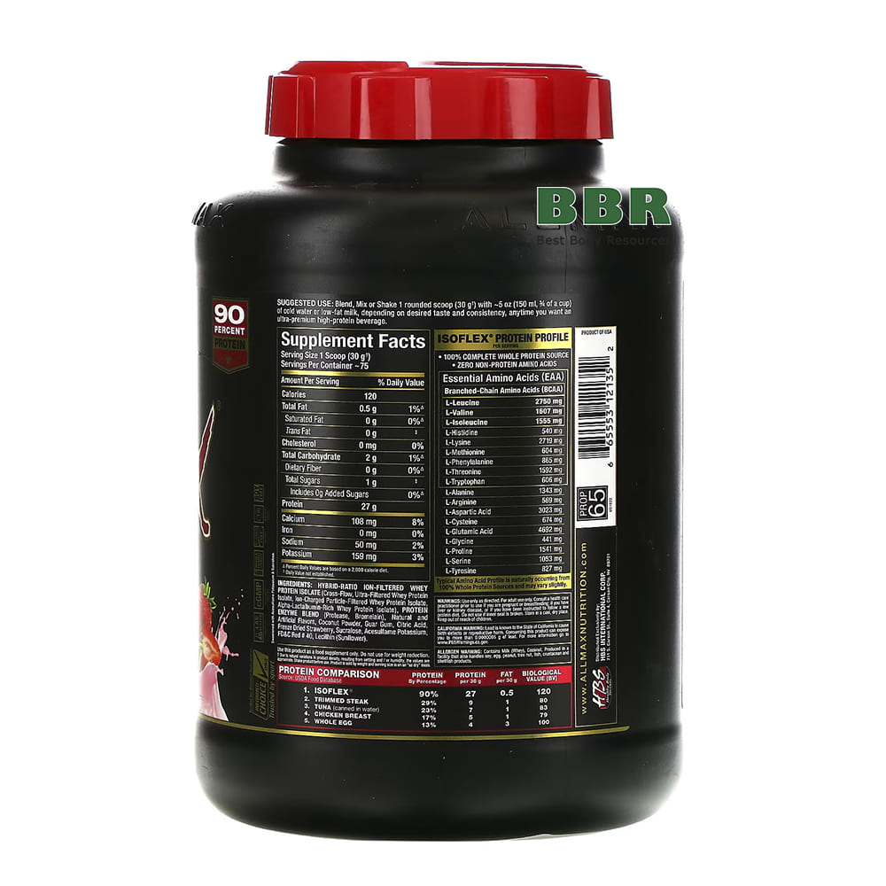 IsoFlex 2270g, ALLMAX Nutrition (Strawberry)