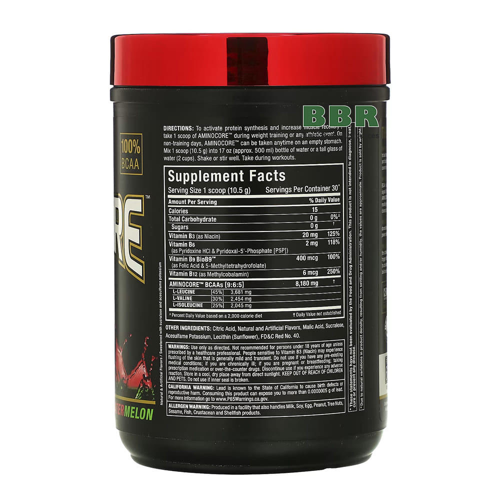 Aminocore 30 Servings 315g, ALLMAX Nutrition (Watermelon)