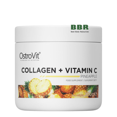 Collagen + Vitamin C 200g, OstroVit (Pineapple)