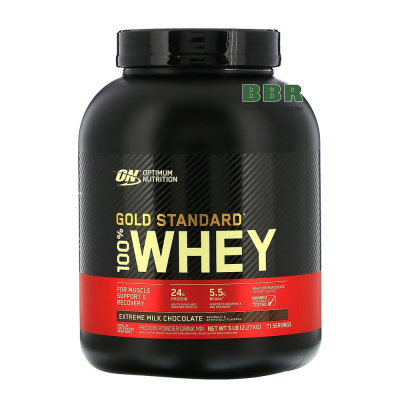 100% Whey Gold Standard 2270g, Optimum Nutrition (Extreme milk chocolate)