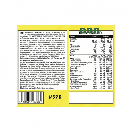 PUMP Killer Caffeine Free 2 Servings, MST