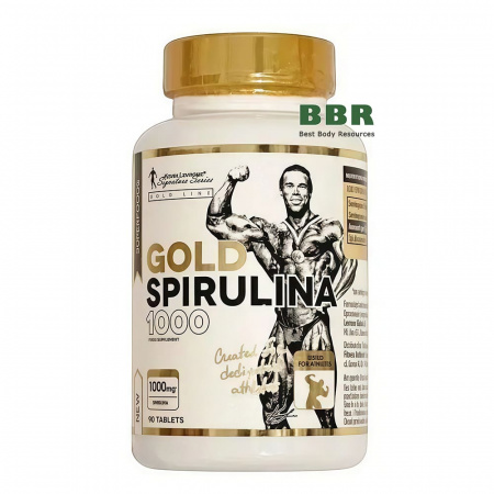 Gold Spirulina 1000mg 90 Tabs, Kevin Levrone