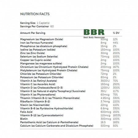 Womens Ultra Mega 50 One Daily 60caps, GNC