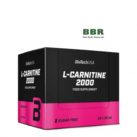 L-Carnitine Ampule 2000 25ml, BioTechUSA