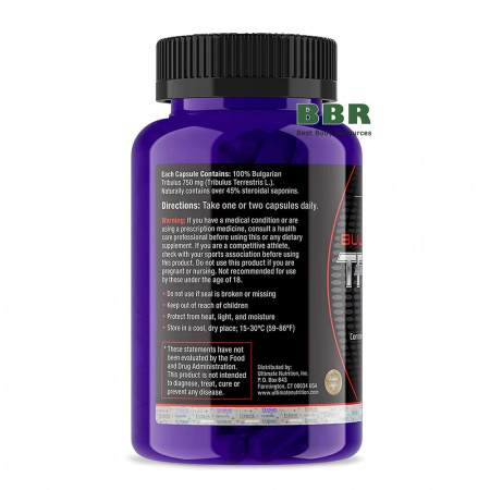 Bulgarian Tribulus Terrestris 90 Caps, Ultimate Nutrition