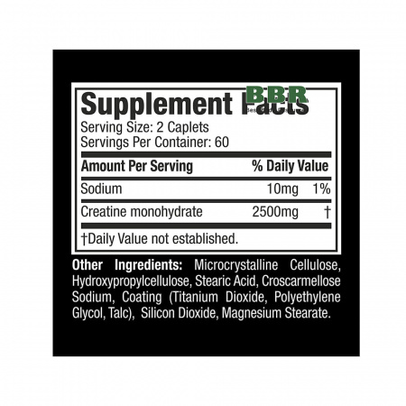 Platinum Creatine 2500 120 Tabs, MuscleTech