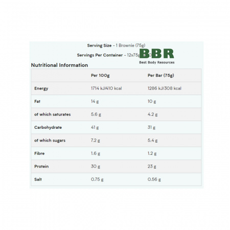 Protein Brownie 75g, MyProtein