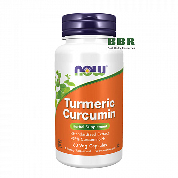 Turmeric Curcumin 60 Veg Caps, NOW Foods