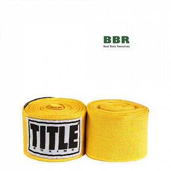 Бинты для бокса Semi Elastic Mexican 4.5m, TITLE Boxing