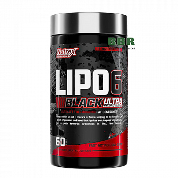 Lipo-6 Black Ultra Concentrate 60caps, Nutrex