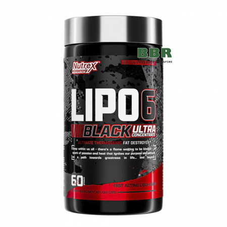 Lipo-6 Black Ultra Concentrate 60caps, Nutrex