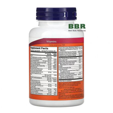 ADAM Superior Mens Multi 90 Caps, NOW Foods