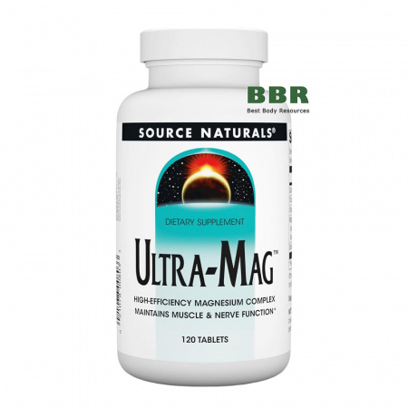 Ultra-Mag Magnesium Complex 120 Tabs, Source Naturals