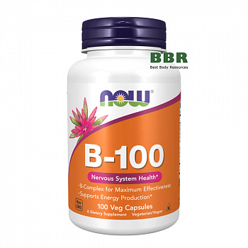 B-100 100 Caps, NOW Foods