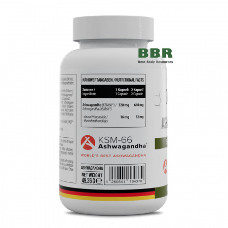 Ashwagandha KSM-66 60 Caps, MST