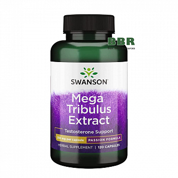 Mega Tribulus Extract 250mg 120 Caps, Swanson