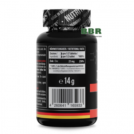 Zinc Pro Bisglycinate 25mg 60 Tabs, MST