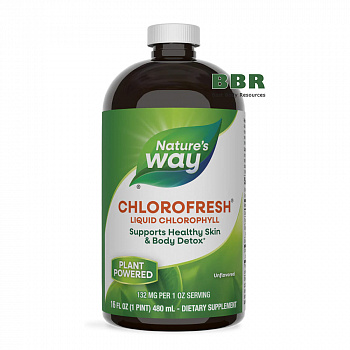 Chlorofresh Liquid Chlorophyll 480ml, Nature's Way