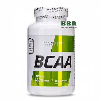 BCAA 1800mg 100 Caps, Progress Nutrition