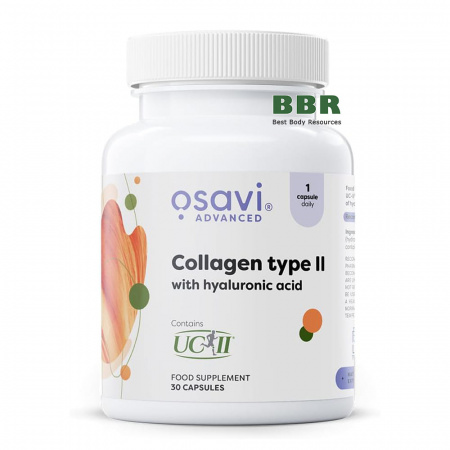 Collagen Type II with Hyaluronic Acid 30 Caps, Osavi