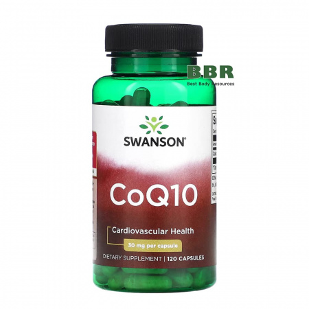 CoQ10 30mg 120 Caps, Swanson