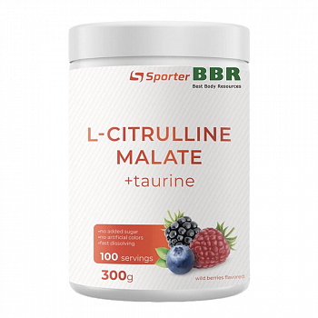 L-Citrulline Malate + Taurine 300g, Sporter