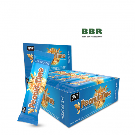 Peanut Time 34% Protein Bar 60g, QNT