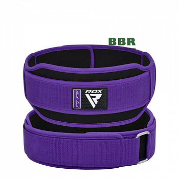 Пояс неопреновый для тяжелой атлетики RX5 Double Belt Purple, RDX