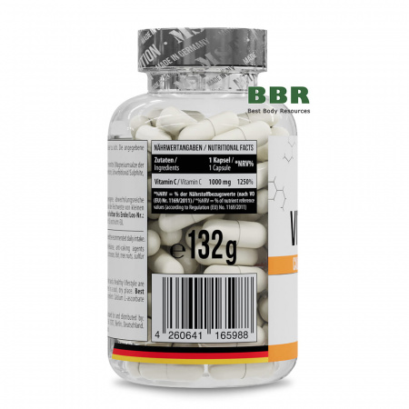 Vitamin C Calcium L-Ascorbate 1000mg 90 Caps, MST