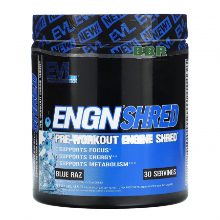 Pre-Workout Shred ENGN 30 Servings, EVL