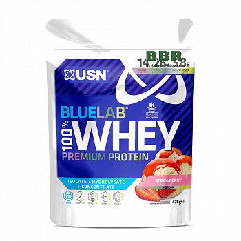 BlueLab 100% Whey Protein 476g, USN