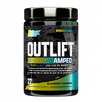 Outlift Amped Pre-Workout 22 Servings, Nutrex