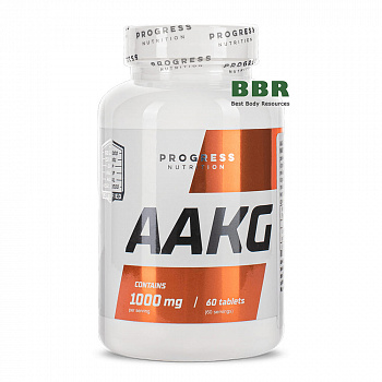 AAKG 1000mg 60 Tabs, Progress Nutrition