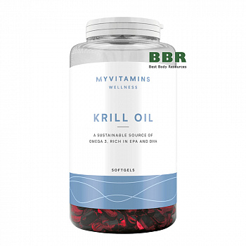 Krill Oil 90 Softgels, MyProtein