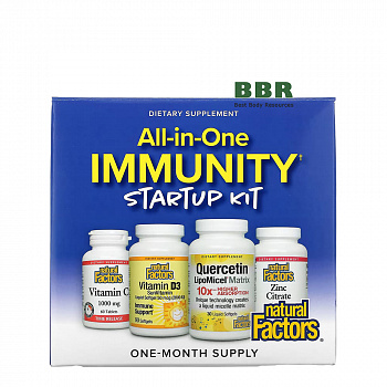 All In One Immunity Startup Kit (4 Piece Kit), Natural Factors