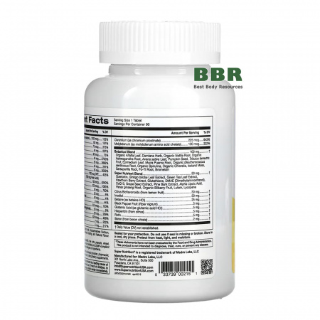 SimplyOne Men Multivitamin 90 Tabs, Super Nutrition