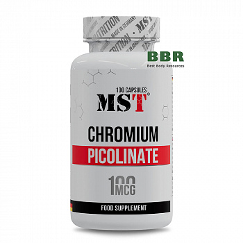 Chromium Picolinate 100mcg 100 Caps, MST