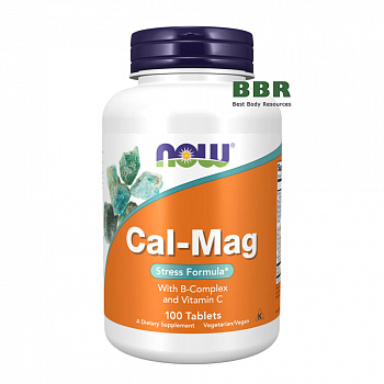 Cal-Mag 100 Tabs, NOW Foods