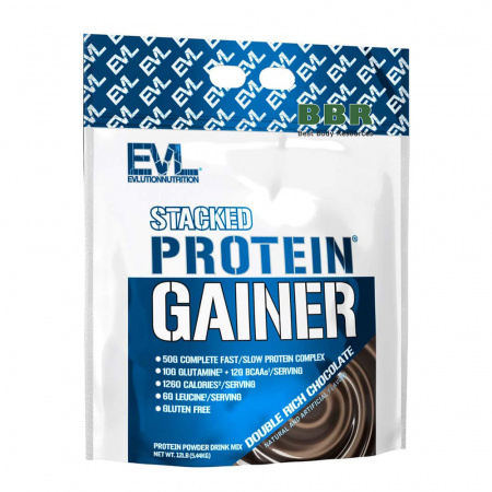 Stacked Protein Gainer 5,44kg, EVL Nutrition