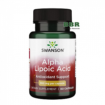 Alpha Lipoic Acid 300mg 60 Caps, Swanson