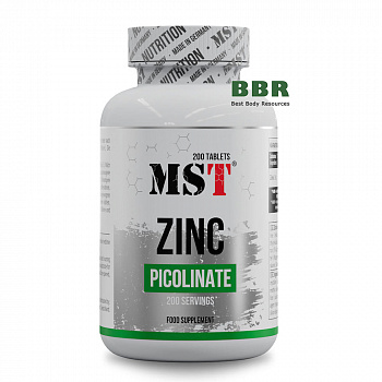 Zinc Picolinate 25mg 200 Tabs, MST