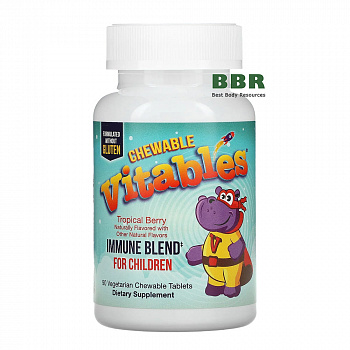 Immune Blend For Children 90 Veg Chewables, Vitables